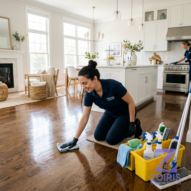 Professional cleaners working in Mobile